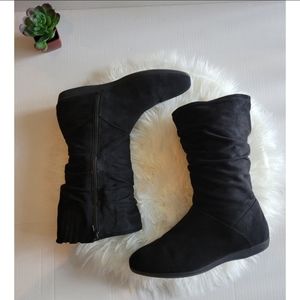 Comfortview Black Mid Calf Boots